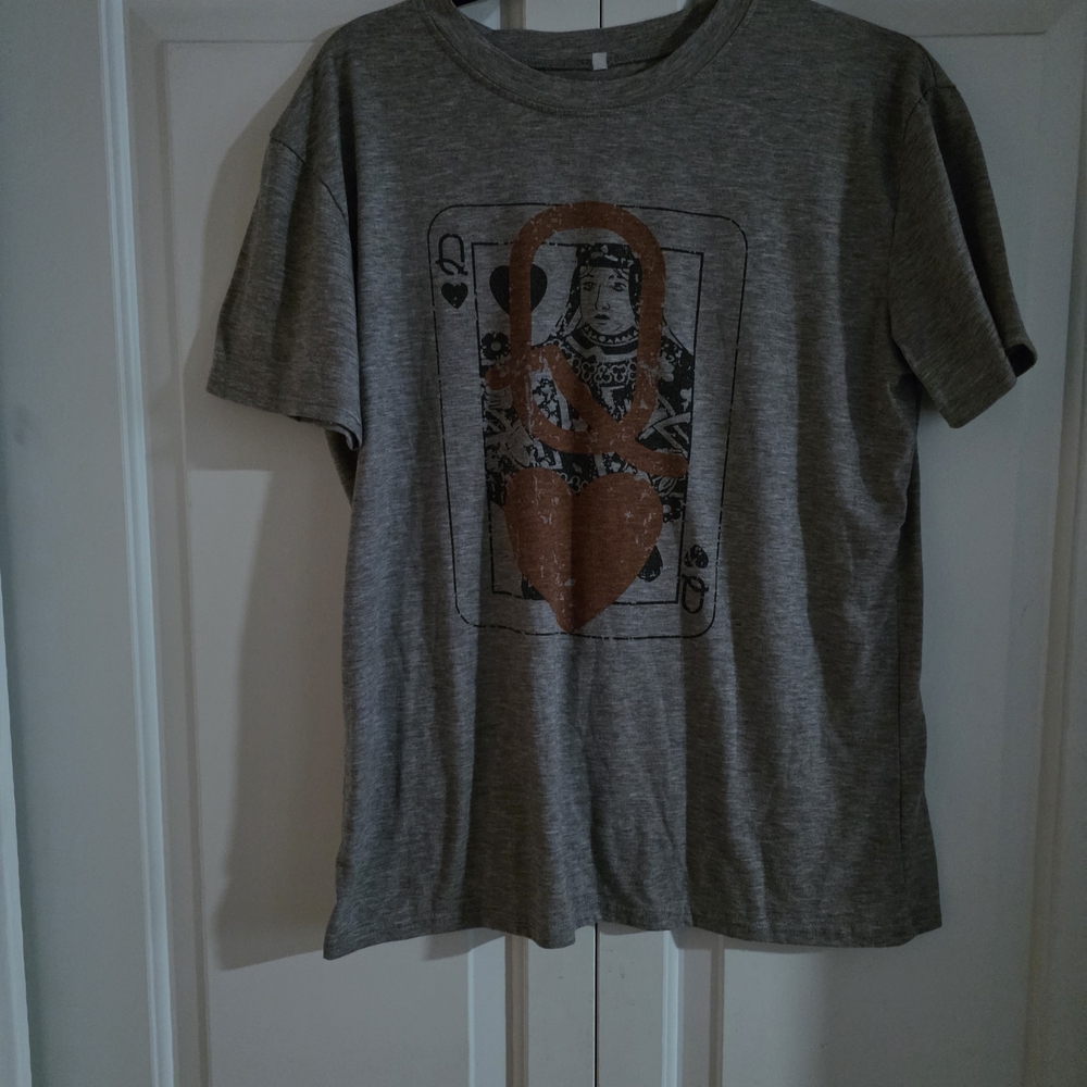 Gray Graphic Short Sleeve Tee